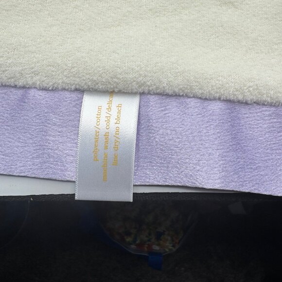 My Angel Blankie Angelic Inspirations Purple Edged Security Blanket 19.5x19.5 - Picture 3 of 4